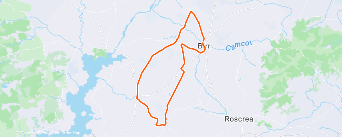 Map of the activity, Morning Ride