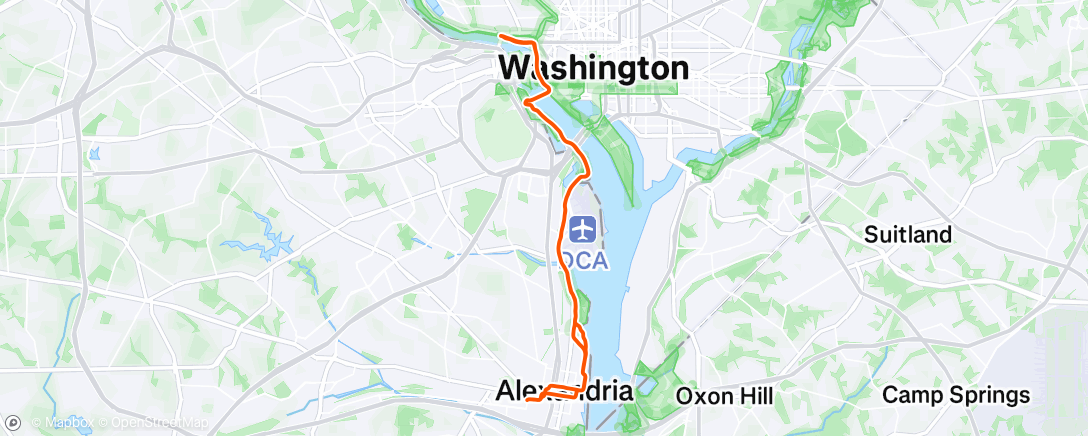 Map of the activity, Afternoon Ride