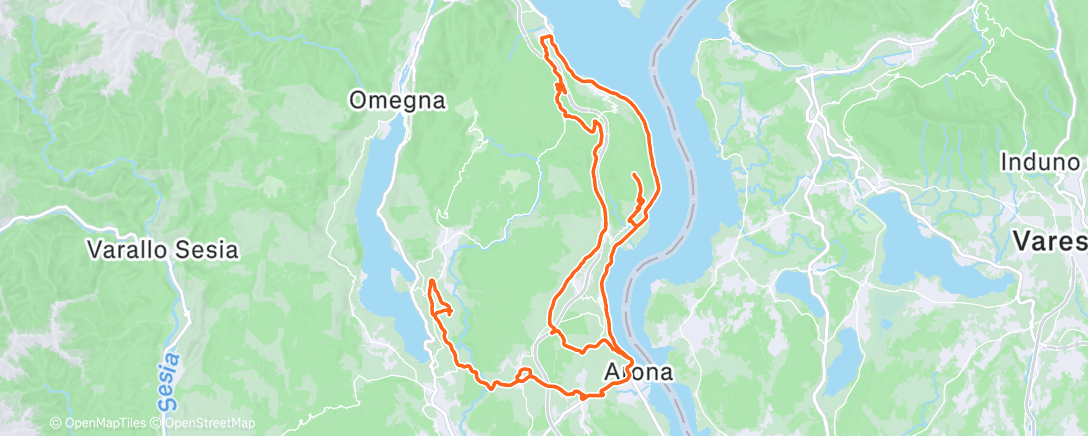 Kaart van de activiteit “Pedalata mattutina”