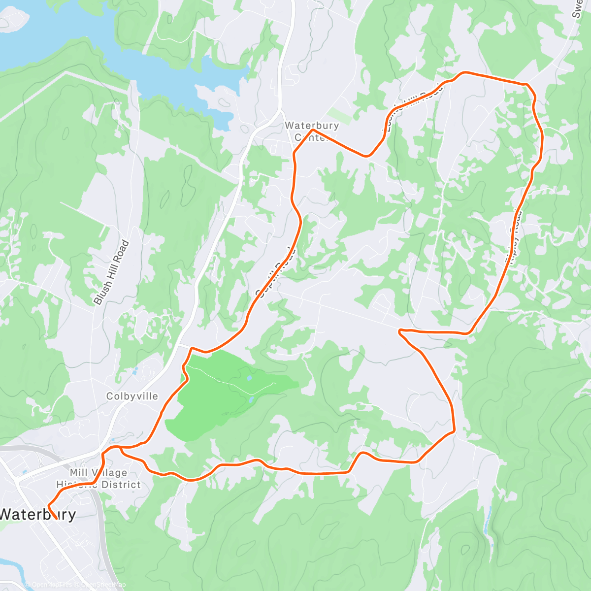 Mappa dell'attività Morning Run