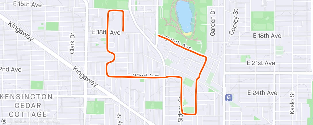 Map of the activity, Testing out new kicks 🏃‍♂️
