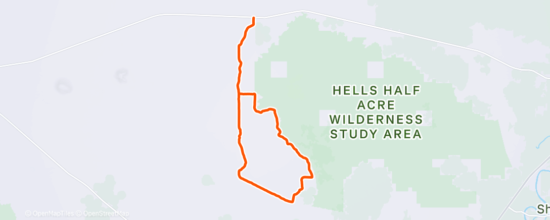 Map of the activity, Morning Ride