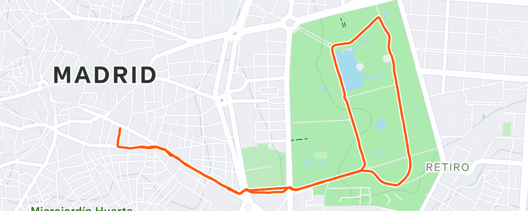 Map of the activity, ¡Hala Madrid!