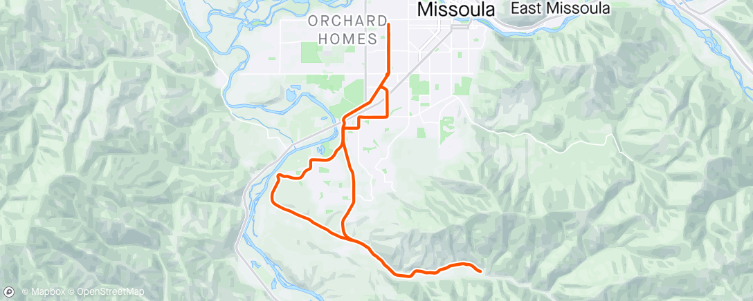 Map of the activity, Miller Time