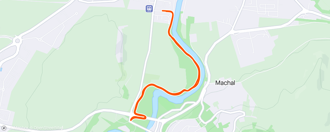 Map of the activity, Course à pied CAPDC