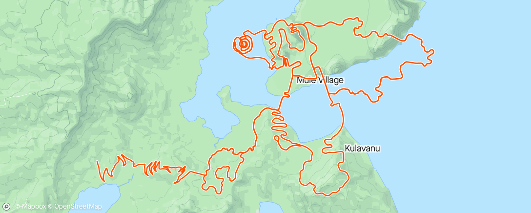 Map of the activity, Zwift - The Uber Pretzel in Watopia