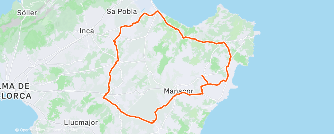 Map of the activity, Morgenausfahrt