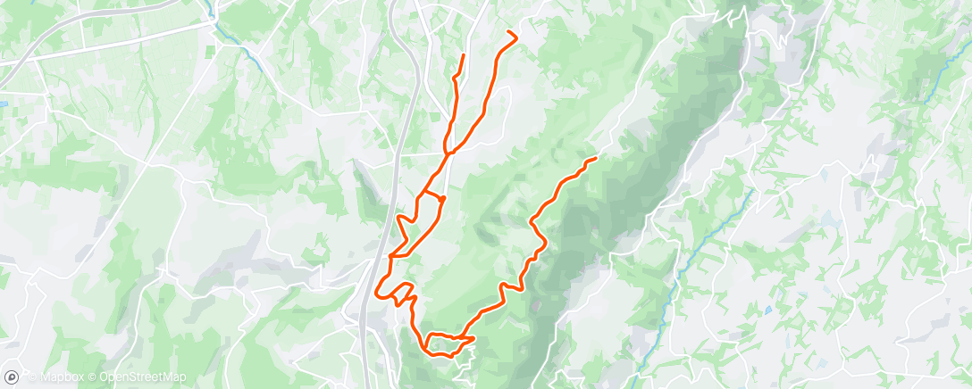 Map of the activity, Saleve South side