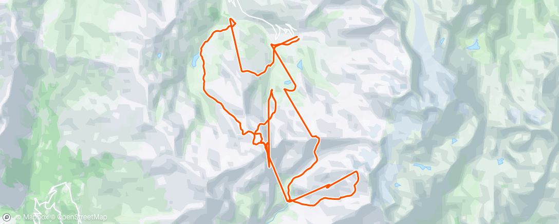 Mapa da atividade, Morning Alpine Ski