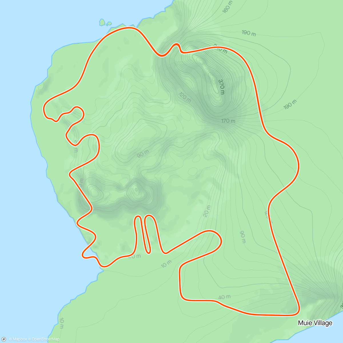 Map of the activity, Zwift - Sevens in Watopia