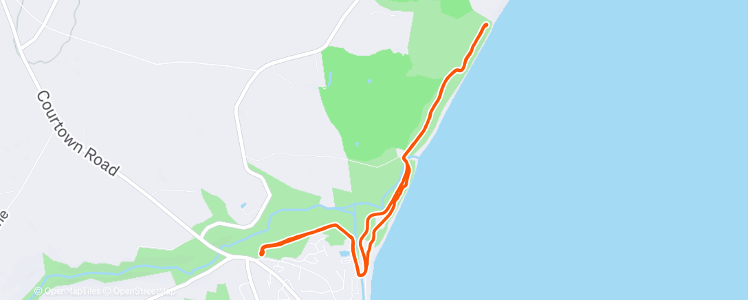 Map of the activity, Porky's