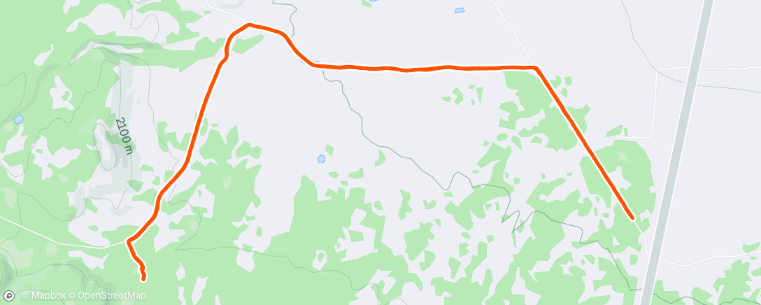 Map of the activity, Spinning w/some pick ups