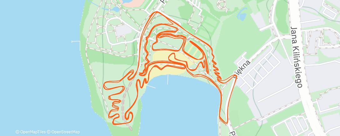 Map of the activity, Lunch Ride