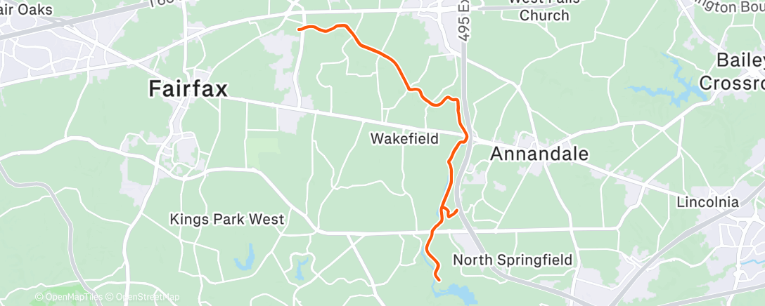 Карта физической активности (Afternoon Ride)