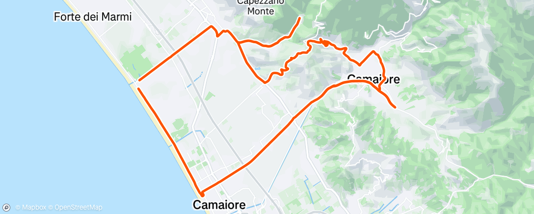 Map of the activity, Monte bello—> mooie klim lelijk rondje