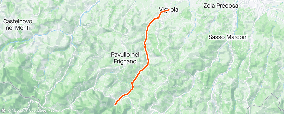 Map of the activity, Fanano