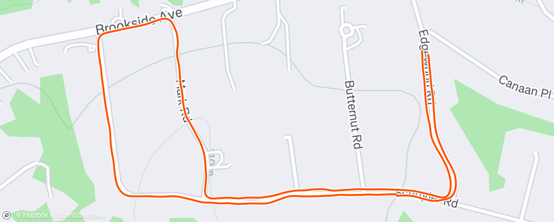 Map of the activity, Lunch Run
