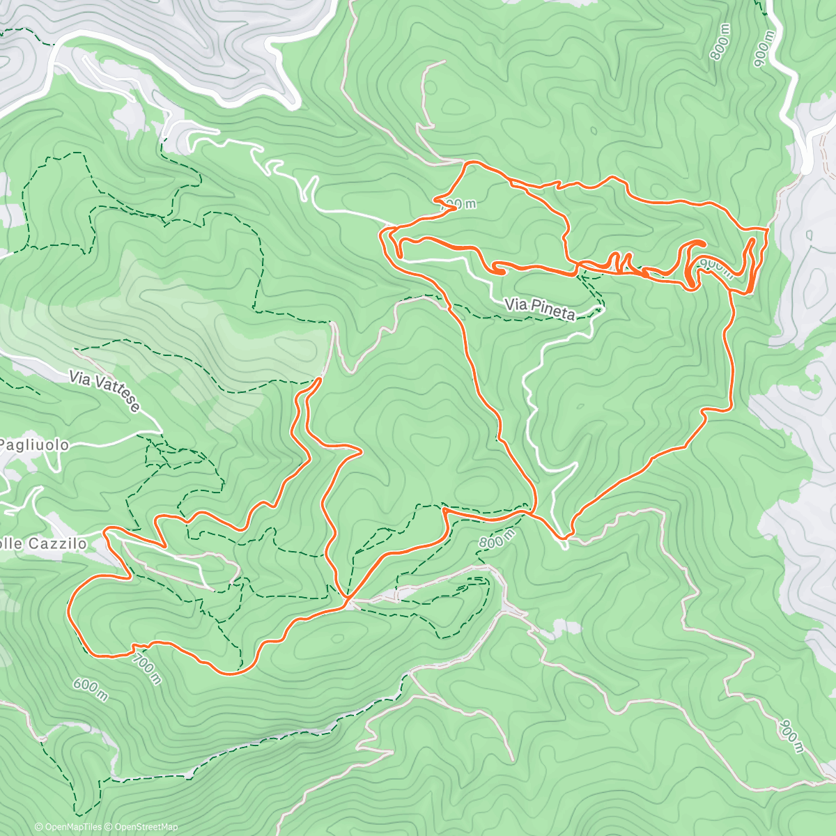 Map of the activity, Morning Ride