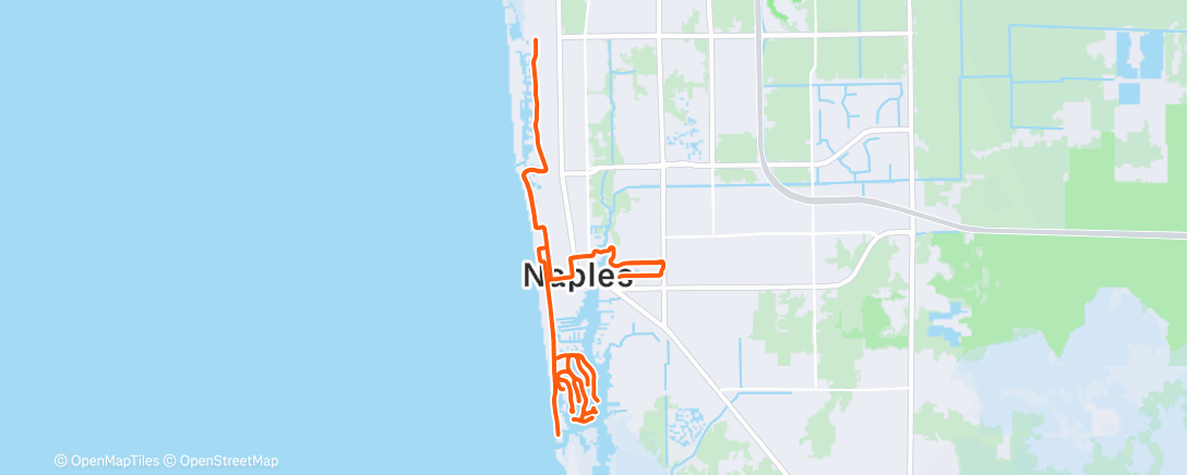 Map of the activity, Morning Ride