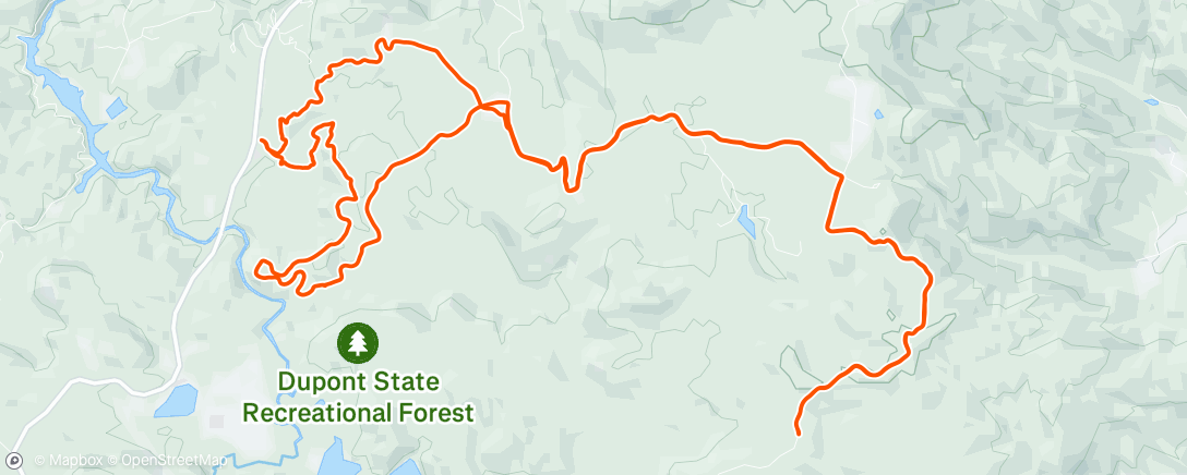 Map of the activity, Morning Ride
