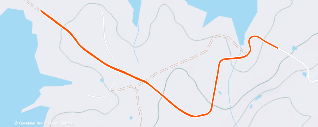 Map of the activity, Oberon run with Gen