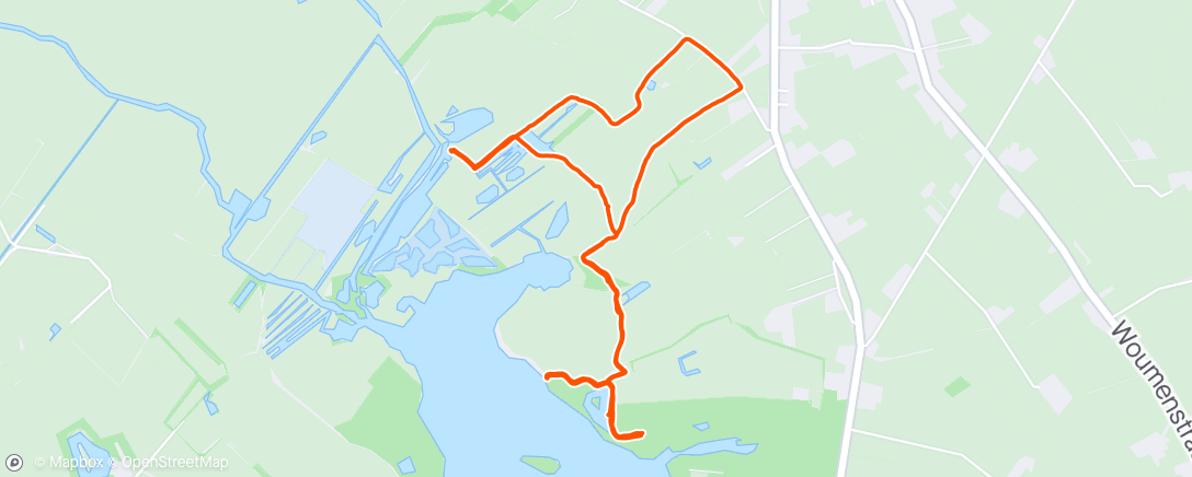 Map of the activity, Saturday Morning Hike