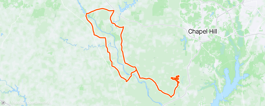 Map of the activity, Lunch Ride w/ Doc and OP T-20