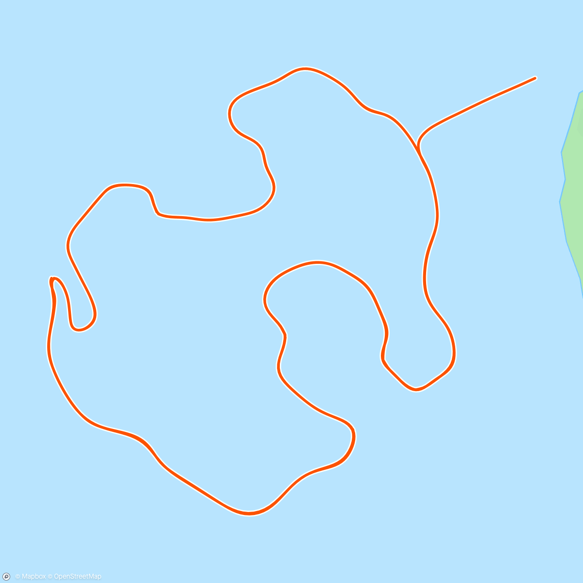 Mapa de la actividad (Zwift - Volcano Circuit in Watopia)