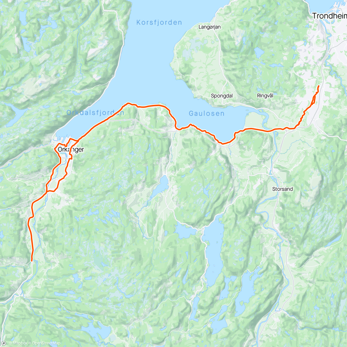 Map of the activity, Vormstad med SSK🌦️🌧️☀️