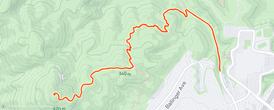 Map of the activity, Cowles via Mesa Trail