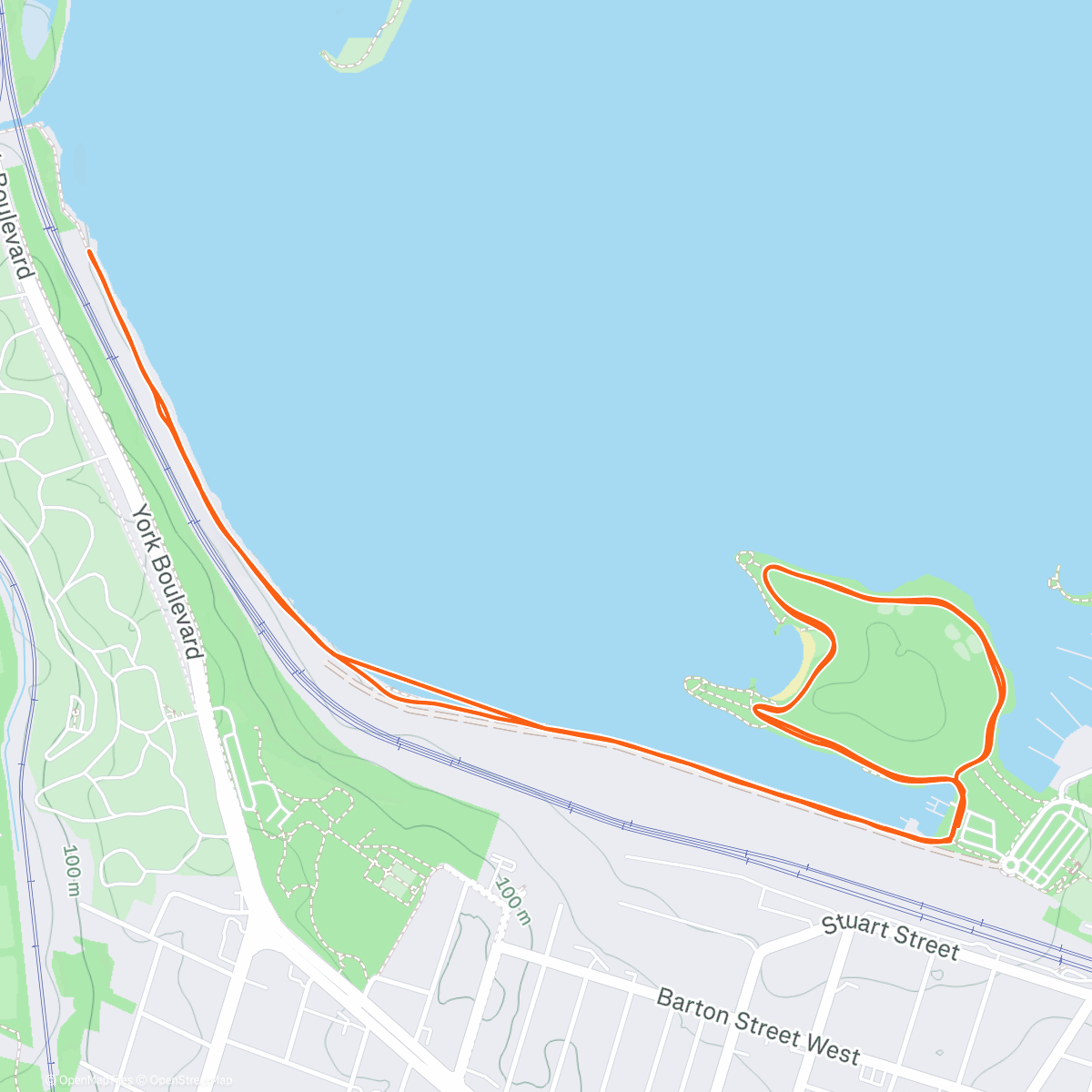 Map of the activity, Last Bayfront Endurance of 2025