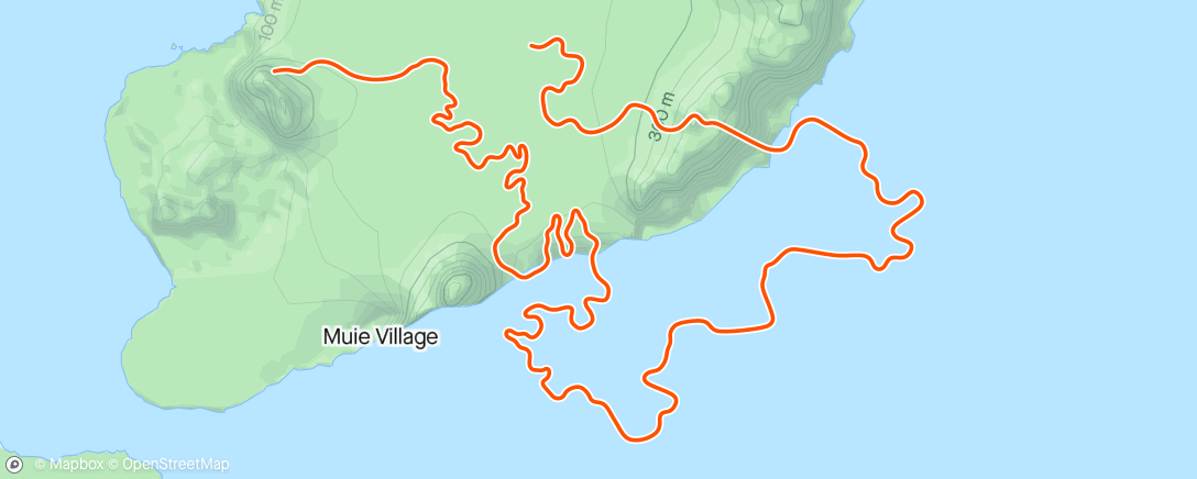 Map of the activity, Zwift - Race: DBR Sunday Race (B) on Big Foot Hills in Watopia