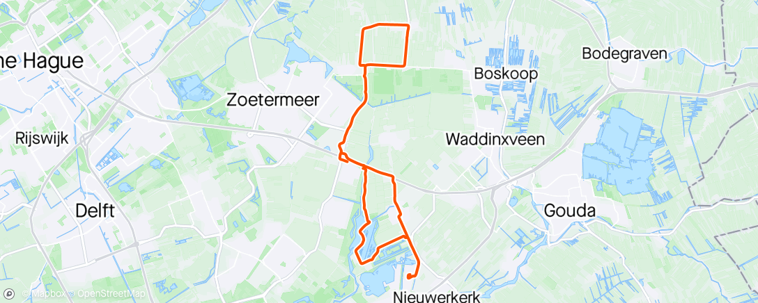 Map of the activity, Afternoon Ride 🐏