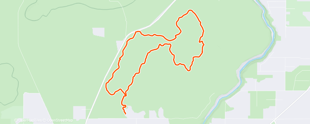 Peta aktivitas, Morning Trail Run