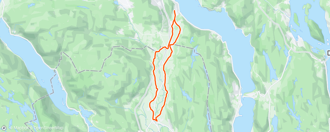 Map of the activity, Rulleski