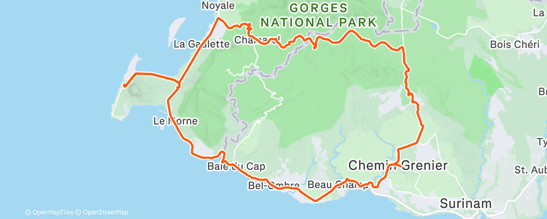 Map of the activity, LA PETITE BOUCLE 🌅