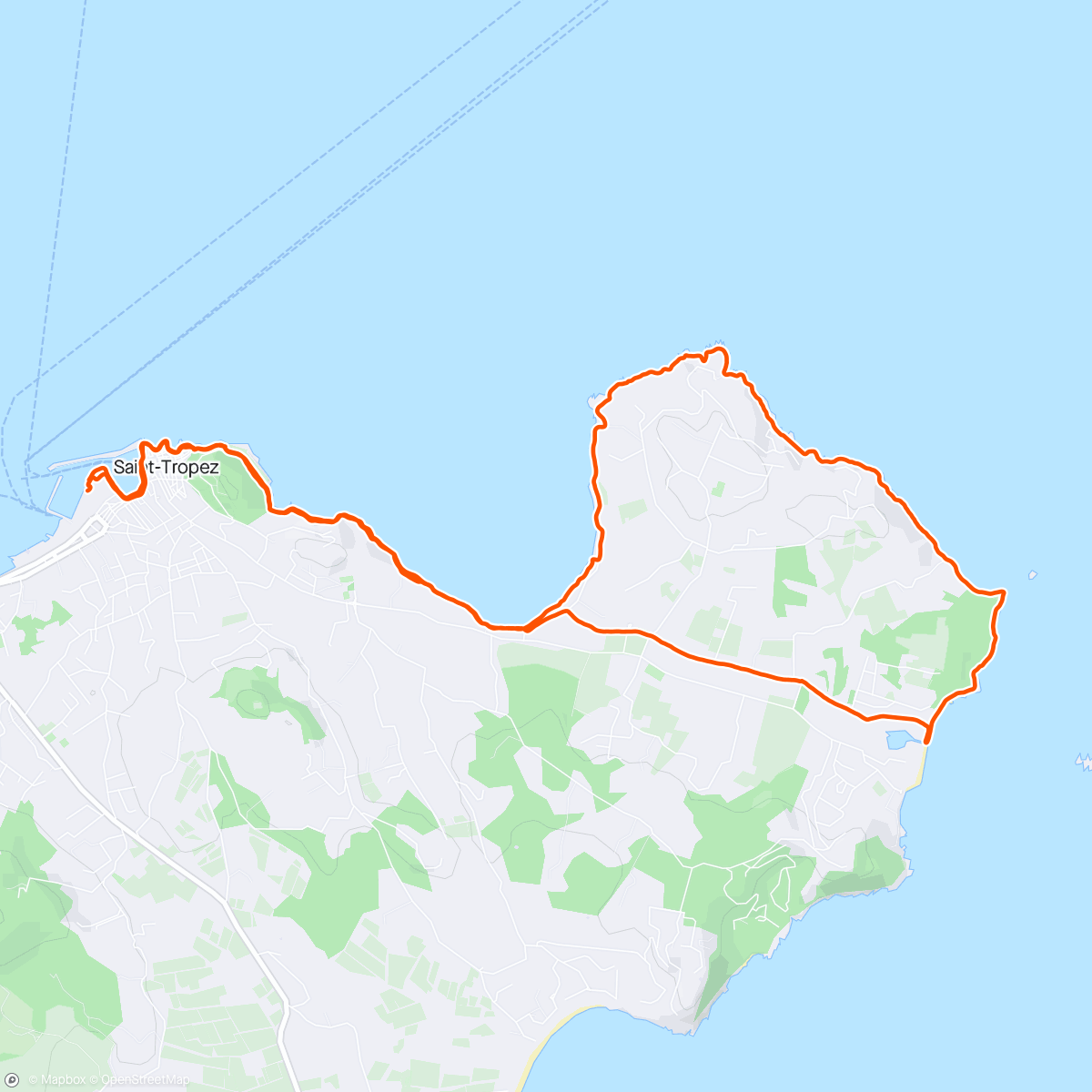 Map of the activity, Chemin du Littoral...