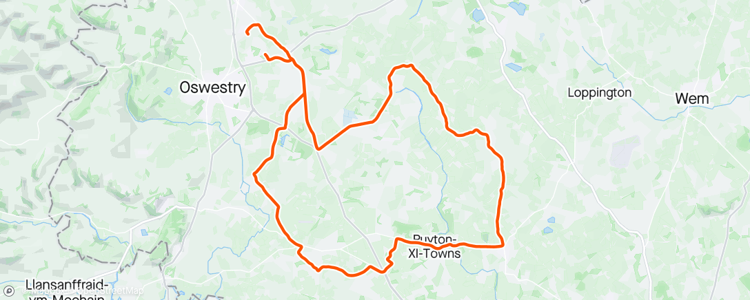 Map of the activity, Pleasant afternoon to have punctures🤔