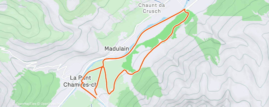 Map of the activity, -10°c feels warm…!