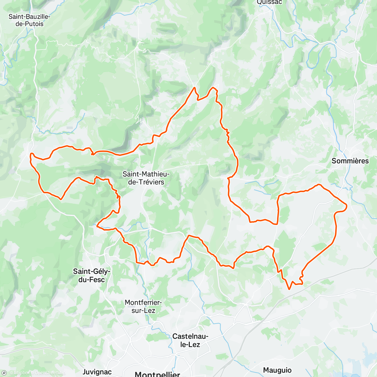 Map of the activity, Autour du Pic ☀️