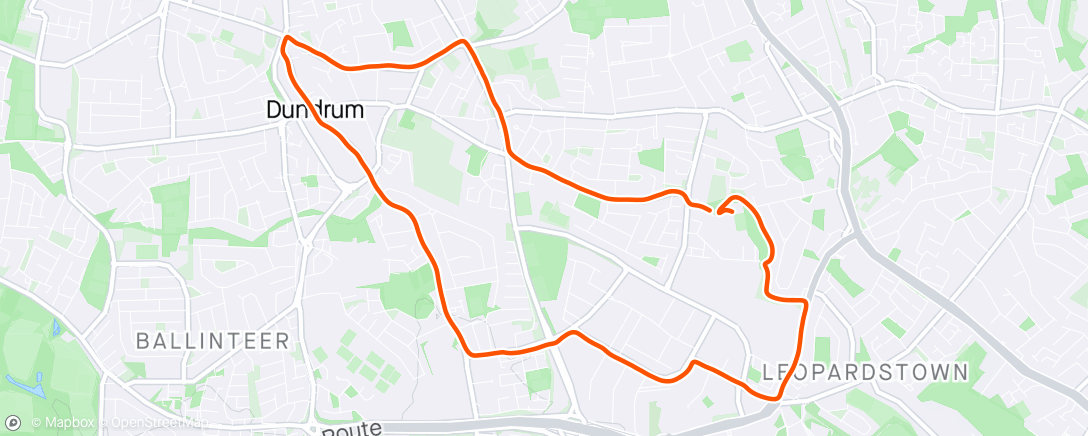Map of the activity, Sunday Stroll 🌞🥵