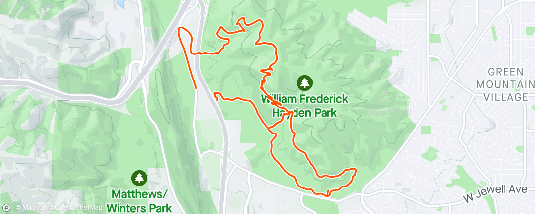 Map of the activity, Good morning Green Mountain