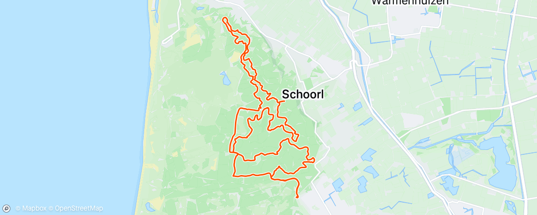 Mapa da atividade, Zuid,  Midden en Noord op herhaling