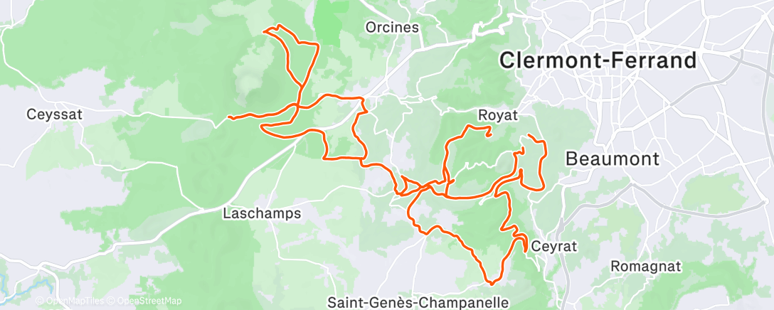 Peta aktivitas, Une semaine que ça ne dégèle pas