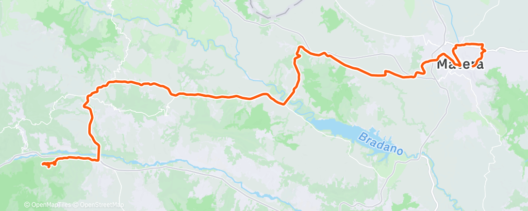 Карта физической активности (Sortie vélo le matin)