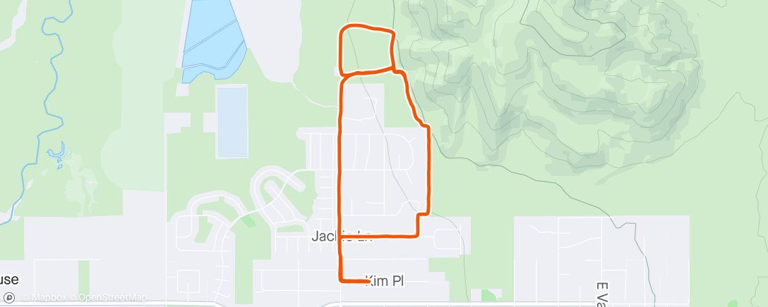 Map of the activity, Quick rip with Jude