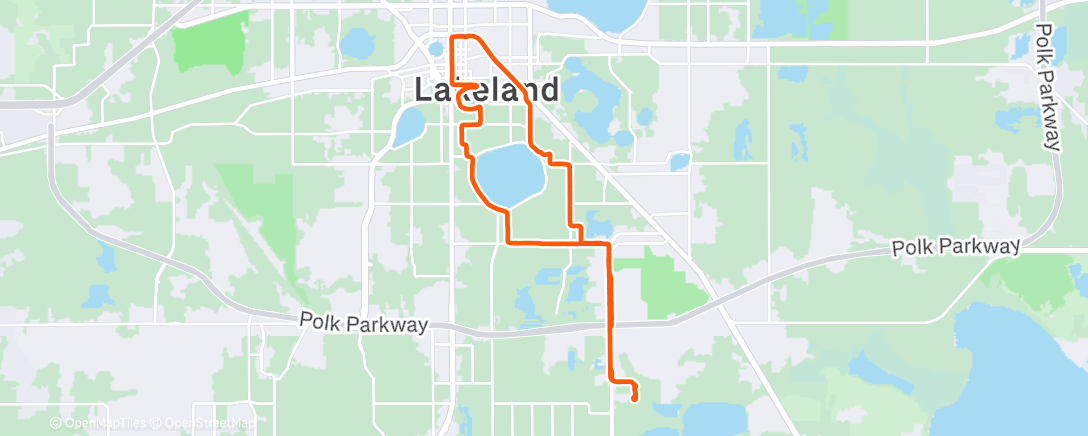 Mappa dell'attività Morning Run