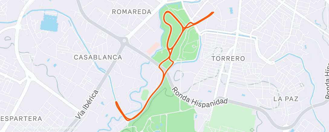 Map of the activity, Cal + 10k