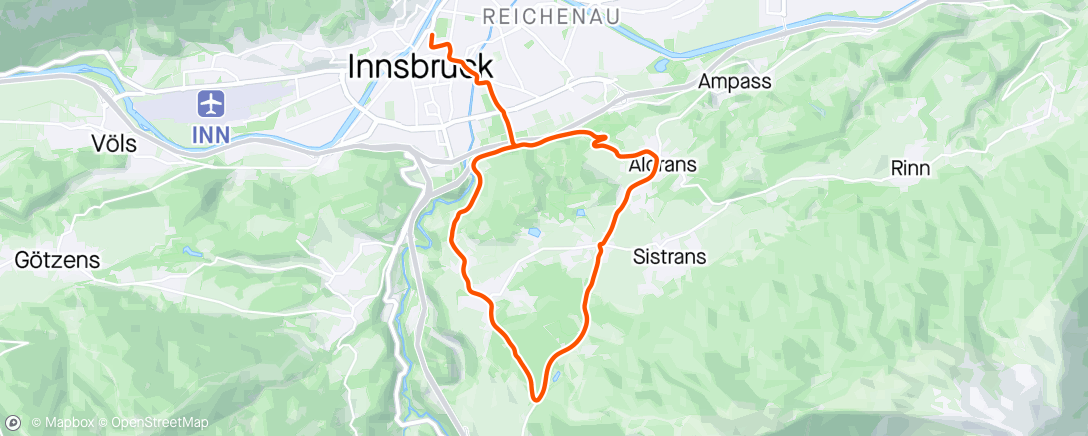 Map of the activity, Zwift - 40/20's #1 in Innsbruck
