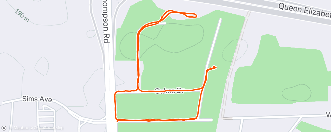 Map of the activity, Fort Erie